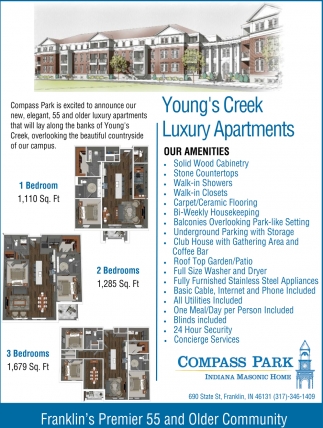 Young S Creek Luxury Apartments Compass Park Franklin In