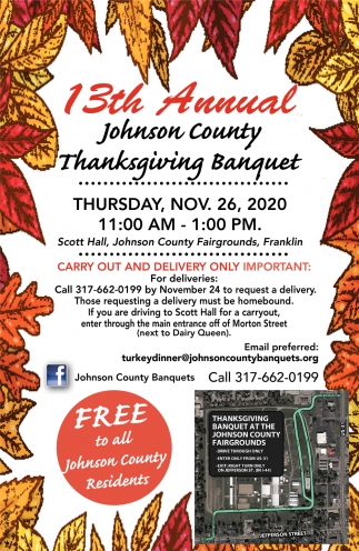 Free To All Johnson County Residents, Johnson County Thanksgiving