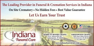 Earn Your Trust Indiana Funeral Care
